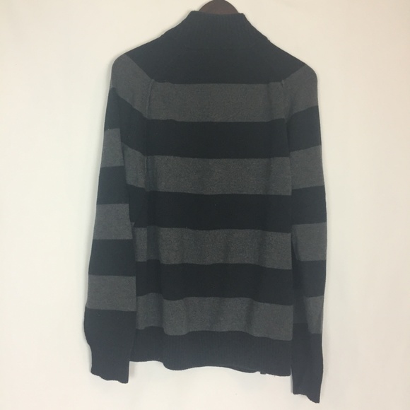 Sonoma | Black and Gray Stripe Pull Over XL - Picture 2 of 3
